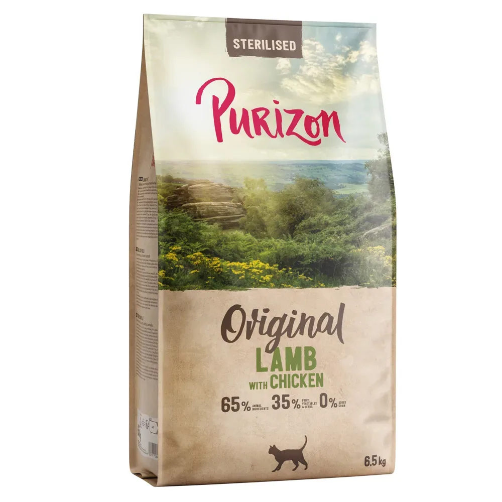 Purizon Sterilised Adult Lamm mit Huhn - getreidefrei - NEU Sparpaket: 2 x 6,5 kg