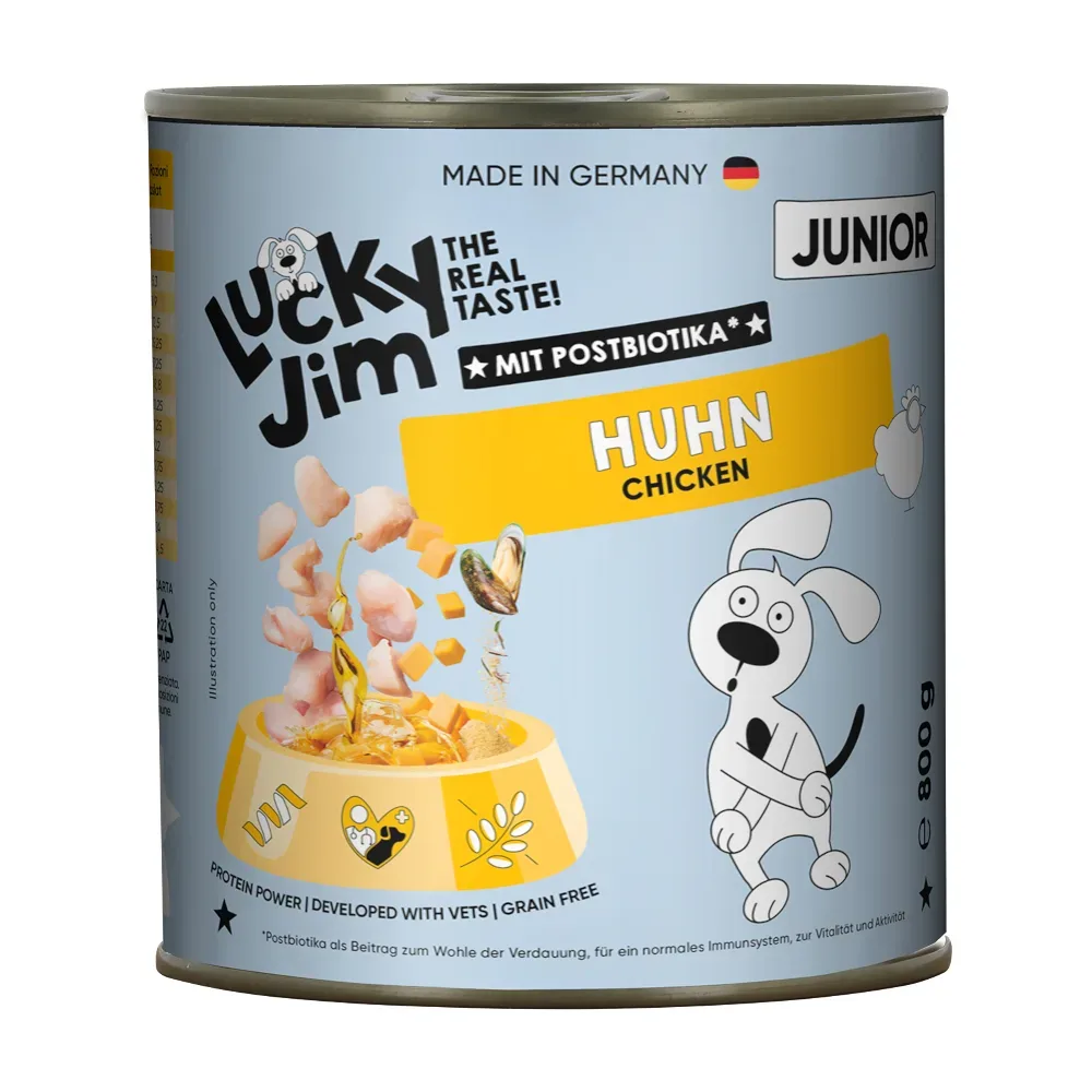 Sparpaket Lucky Jim Junior 24 x 800 g - Huhn