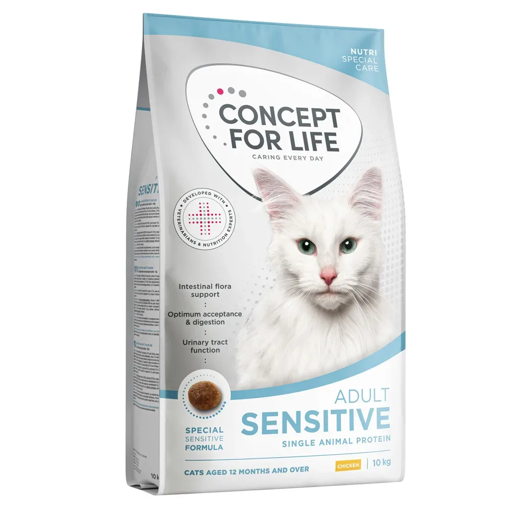Concept for Life Sensitive Cats - NEU: Sparpaket 2 x 10 kg