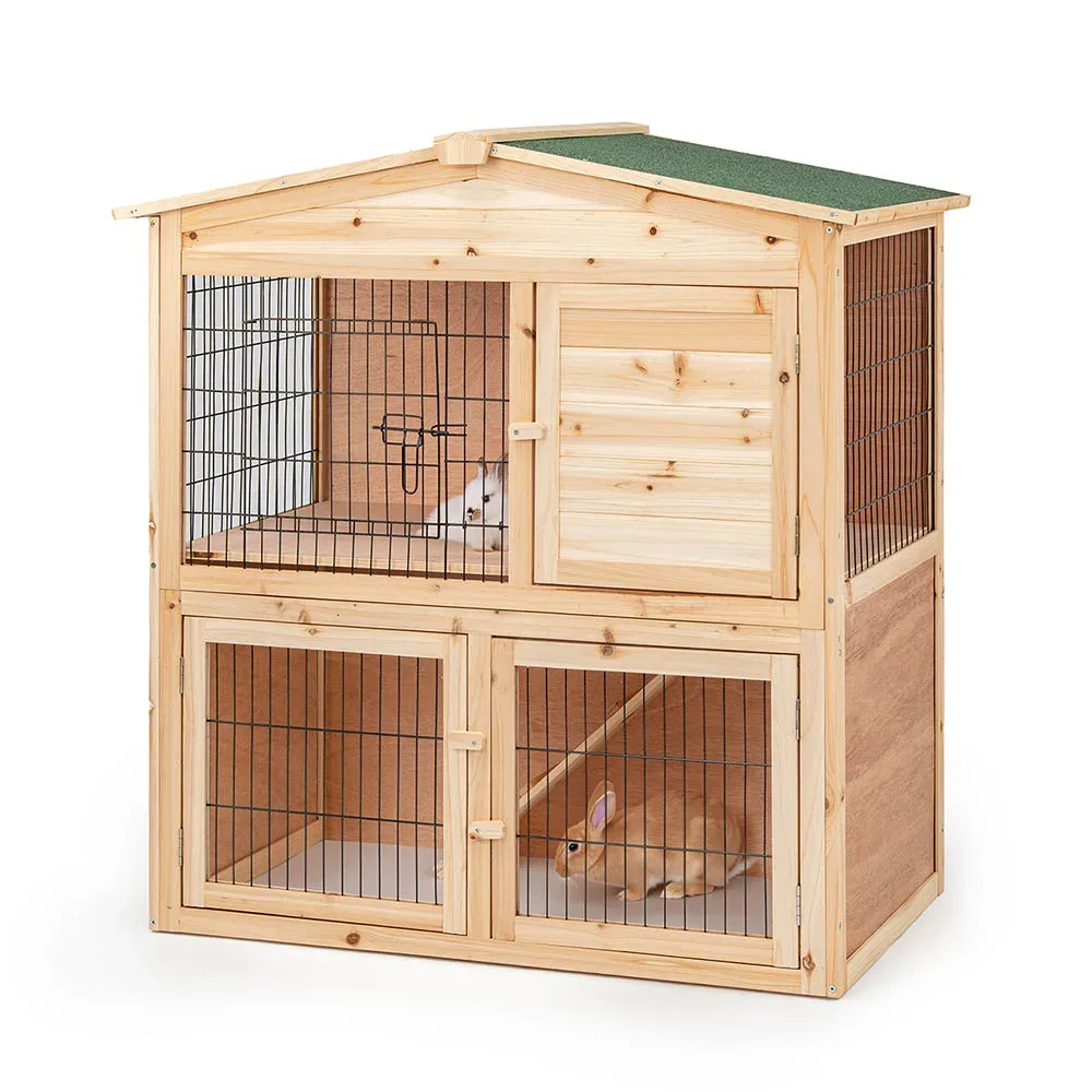 Lionto Kaninchenstall NatureLodge - L 98 x B 54 x H 100 cm