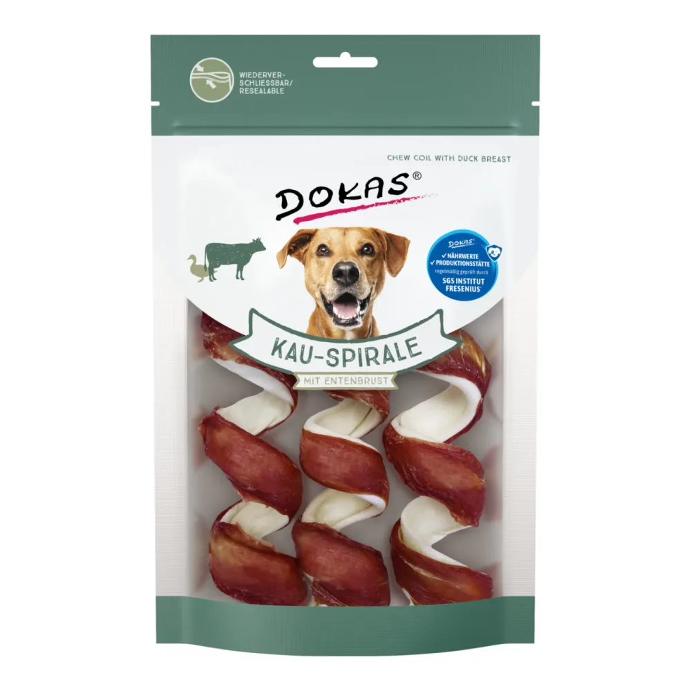 Dokas Kau-Spirale Entenbrust - Sparpaket: 6 Stück (2 x 110 g)