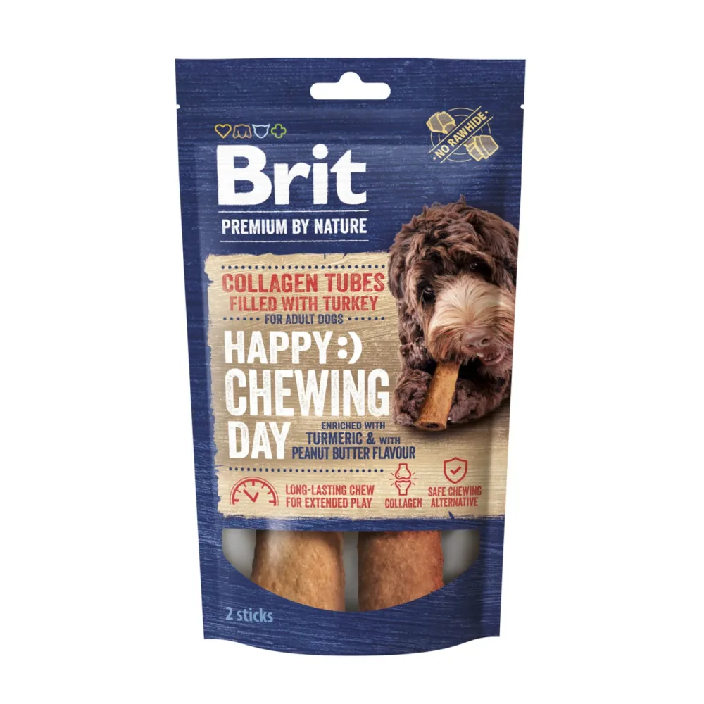 Brit Premium by Nature CollagenTubes mit Truthahn - Sparpaket: 3 x 2 Stück