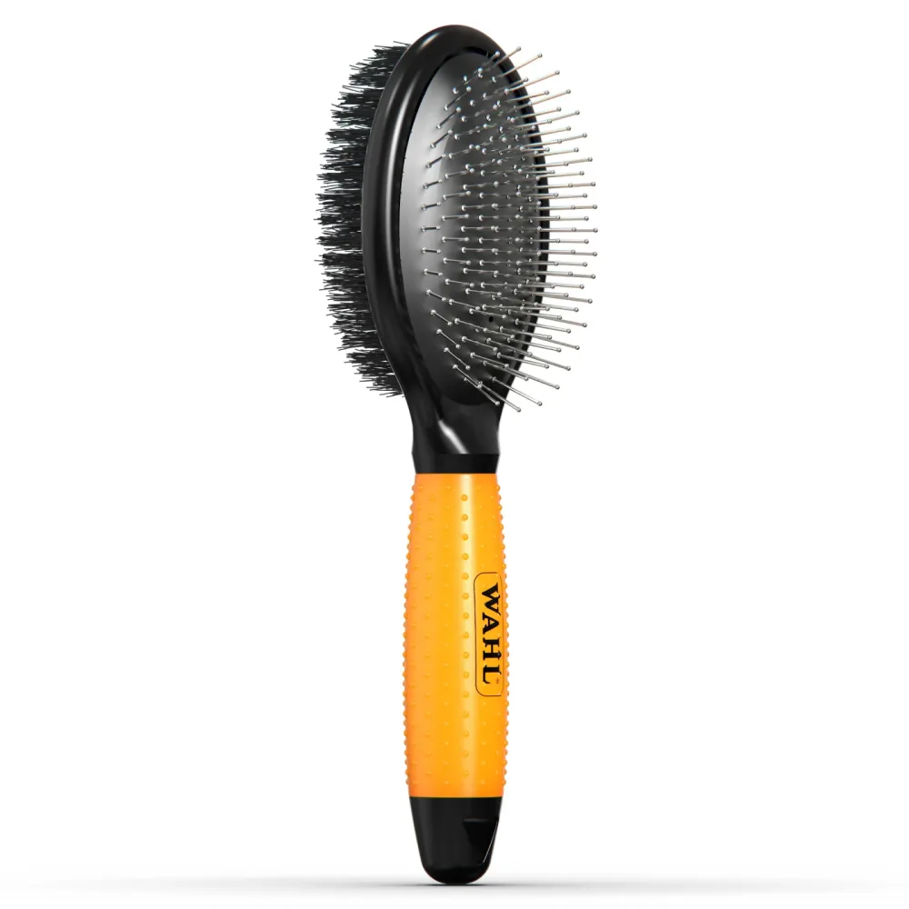 WAHL® Beidseitige Fellpflegebürste - orange, L 27,8 x B 6,1 x H 7 cm