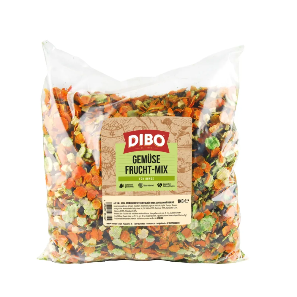 Dibo Gemüse-Frucht-Mix - Sparpaket 3 x 1 kg