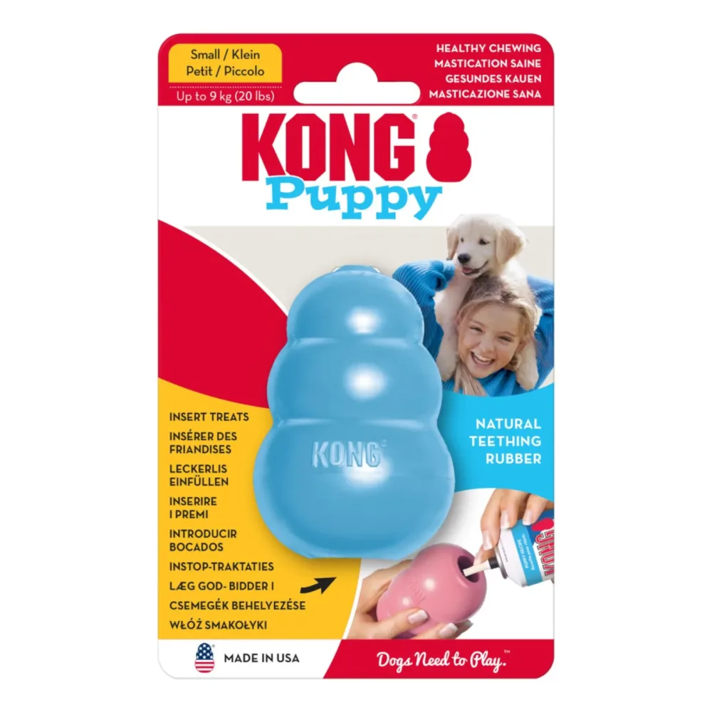 KONG Welpenspielzeug - S, blau