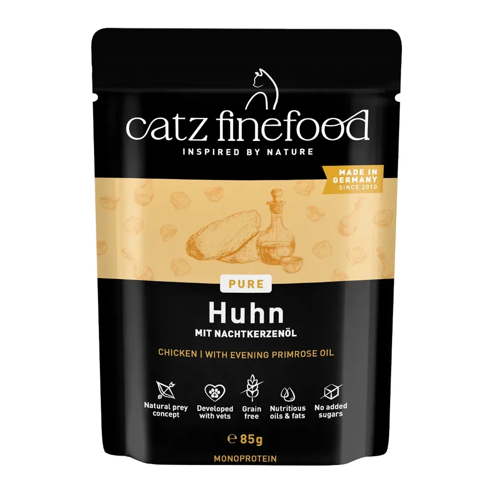 catz finefood Pure Pouch 8 x 85 g - Huhn