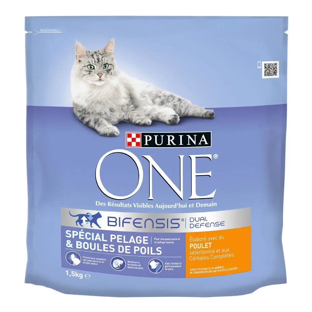 Purina One Fell & Haarballen für Fellnasen - 1,5 kg