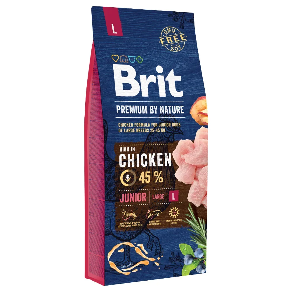 Brit Premium by Nature Junior Large Breed mit Huhn - 3 kg