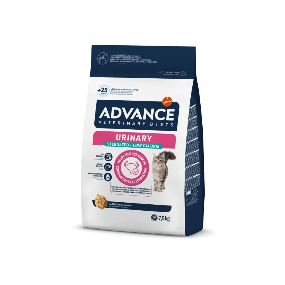 Advance Veterinary Diets Cat Urinary Sterilized Low Calorie - Sparpaket: 2 x 2,5 kg