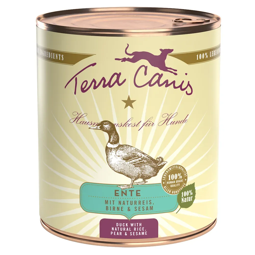 Sparpaket Terra Canis 12 x 800 g - Rind mit Karotten, Apfel & Naturreis