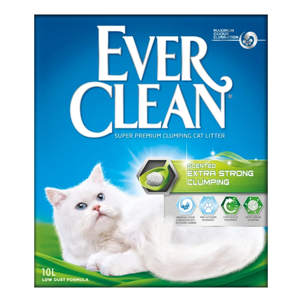 Ever Clean Extra Strong Clumping Katzenstreu, mit Duft 10 l