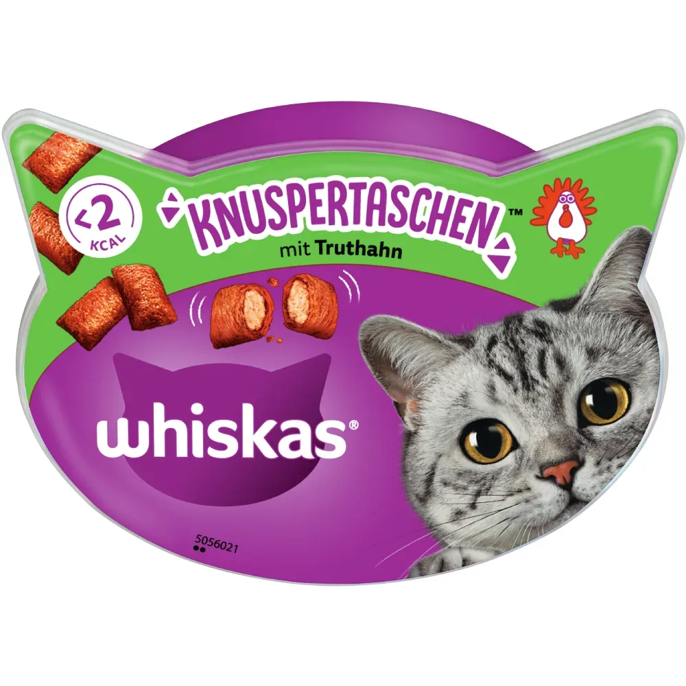 Whiskas Knuspertaschen Mega Pack 180g Huhn und Käse
