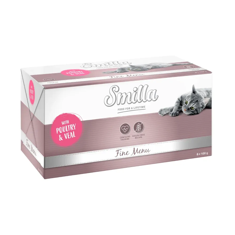 Smilla Fine Menu 8 x 100 g - Geflügel & Kalb