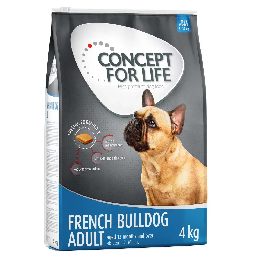 Concept for Life Französische Bulldogge Adult - Sparpaket: 2 x 4 kg