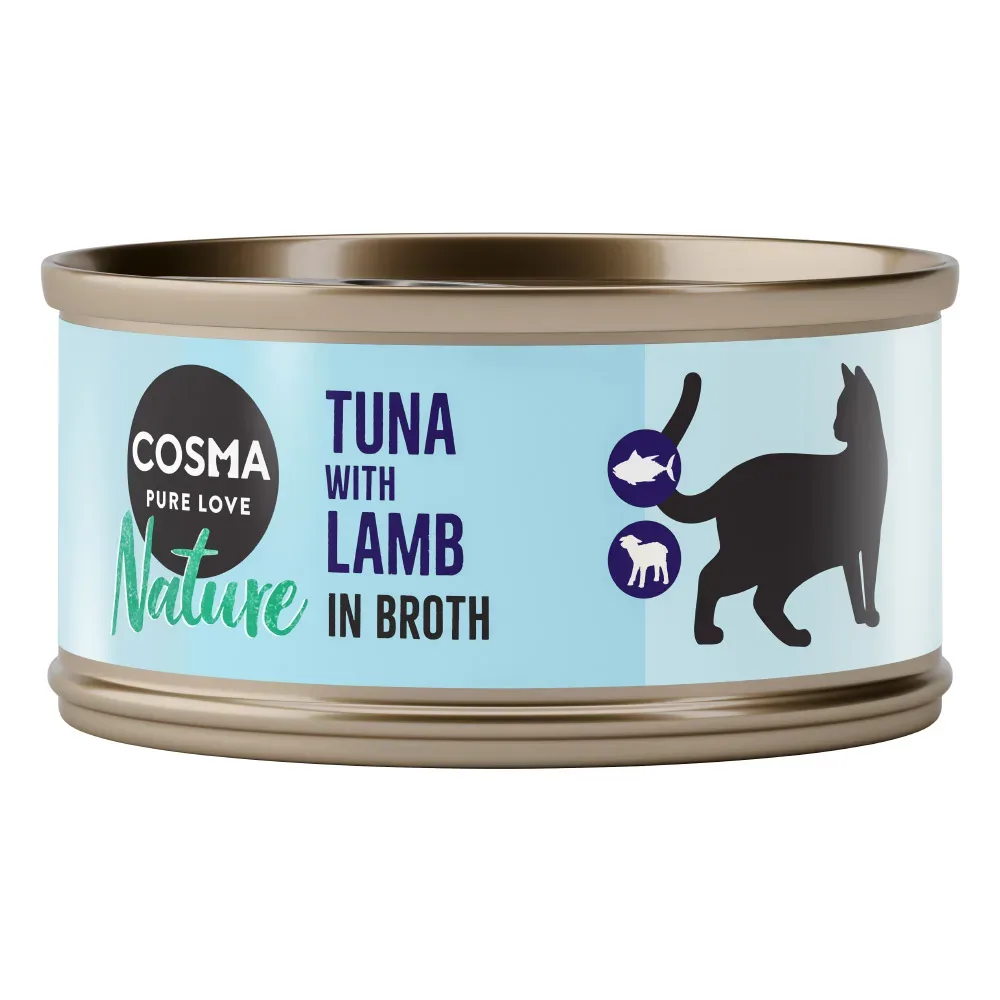 Sparpaket Cosma Nature 48 x 70 g - Thunfisch mit Lamm