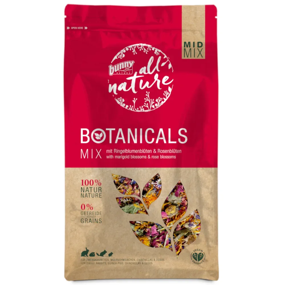 Bunny BOTANICALS MID MIX mit Ringelblumen & Rosenblüten 130 g