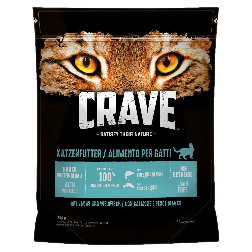Crave mit Lachs & Weissfisch  - 750 g