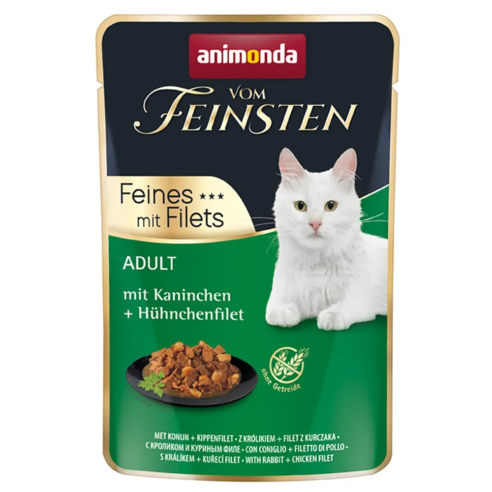 animonda Vom Feinsten Adult Feines mit Filets 8x85 g