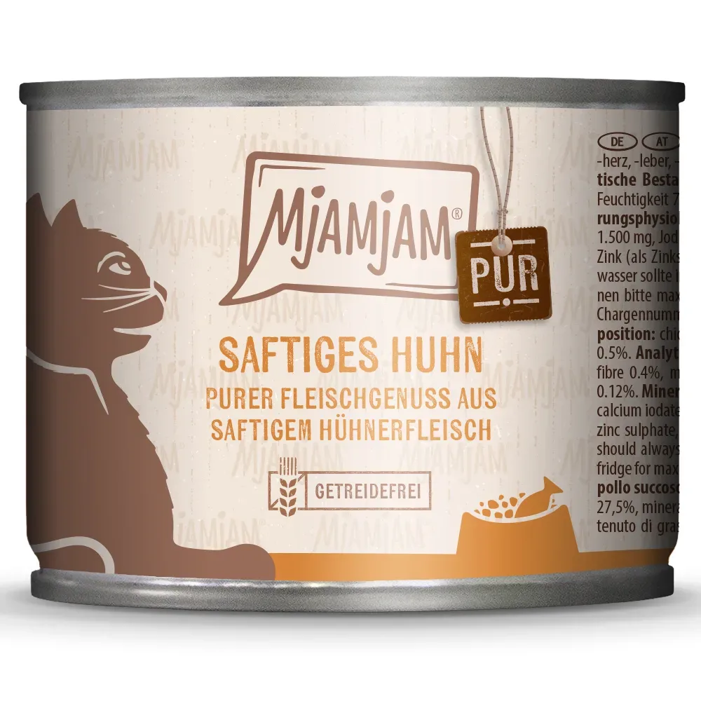 MjAMjAM Pur 6 x 200 g - saftiges Hühnchen pur