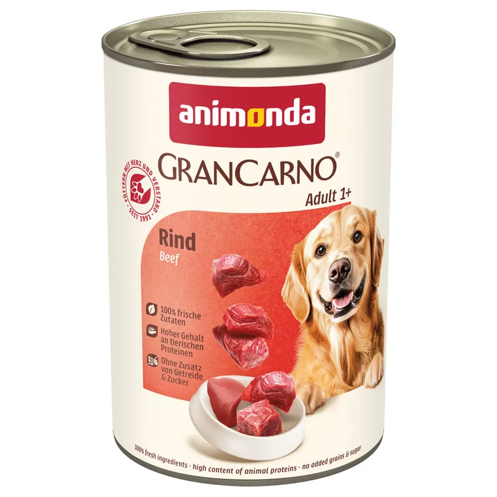 Sparpaket animonda GranCarno Original 12 x 400 g - Rind