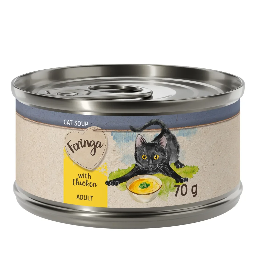 Sparpaket Feringa Katzensuppe 24 x 70 g - Mix (3 Sorten)