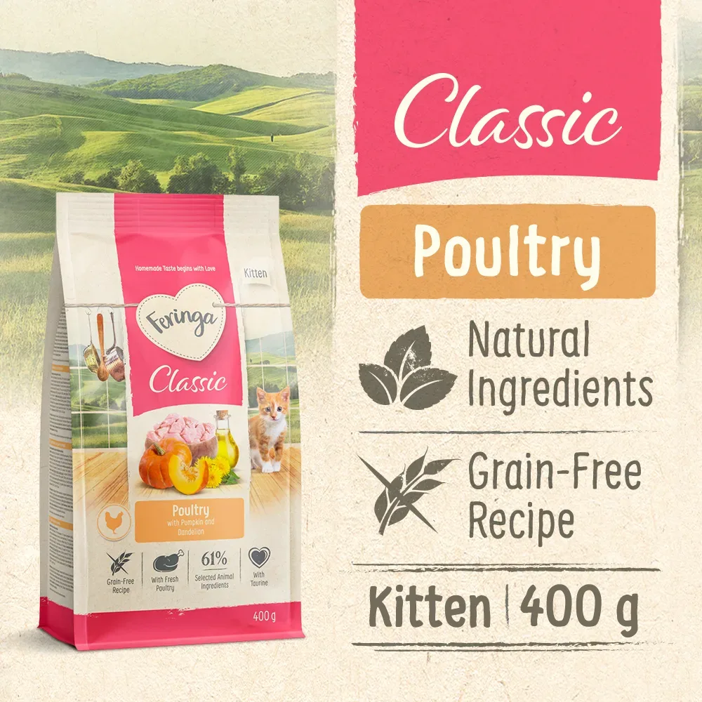Feringa Kitten Classic Geflügel - NEU 400 g