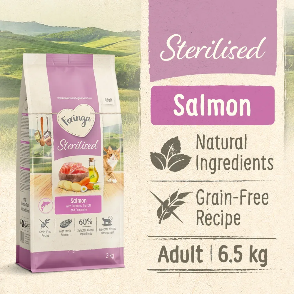 Feringa Adult Sterilised Lachs - NEU 6,5 kg