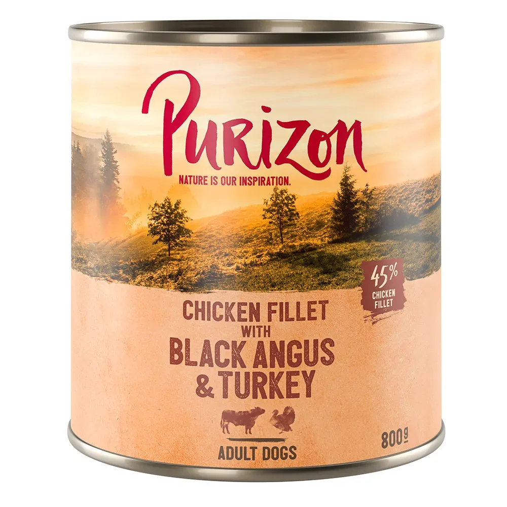 Sparpaket Original 24 x 800 g - Black Angus & Truthahn mit Süsskartoffel und Cranberry