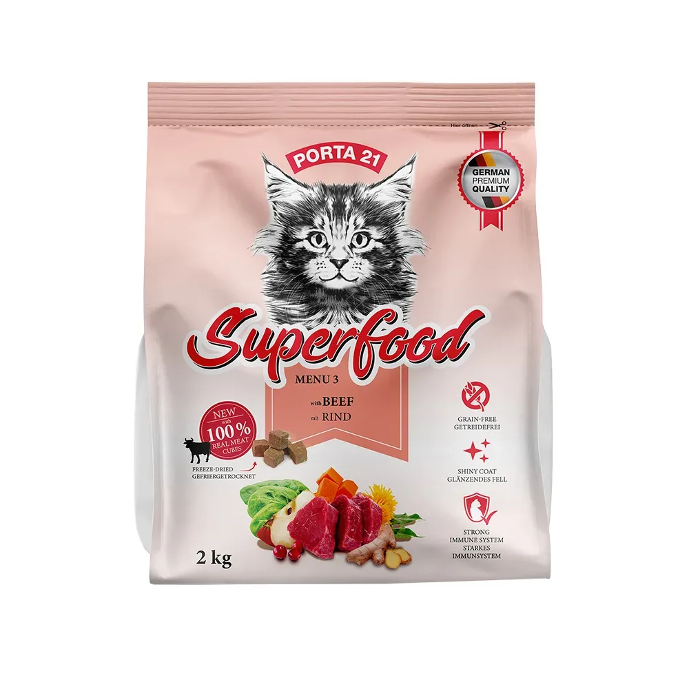 Porta 21 Superfood Menu 3 mit Rind - 2 x 2 kg