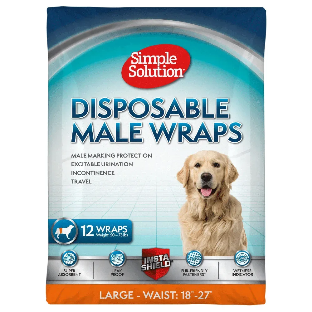 Simple Solution Einwegwindel für Rüden - Grösse L: 46 - 69 cm, 12 Stück