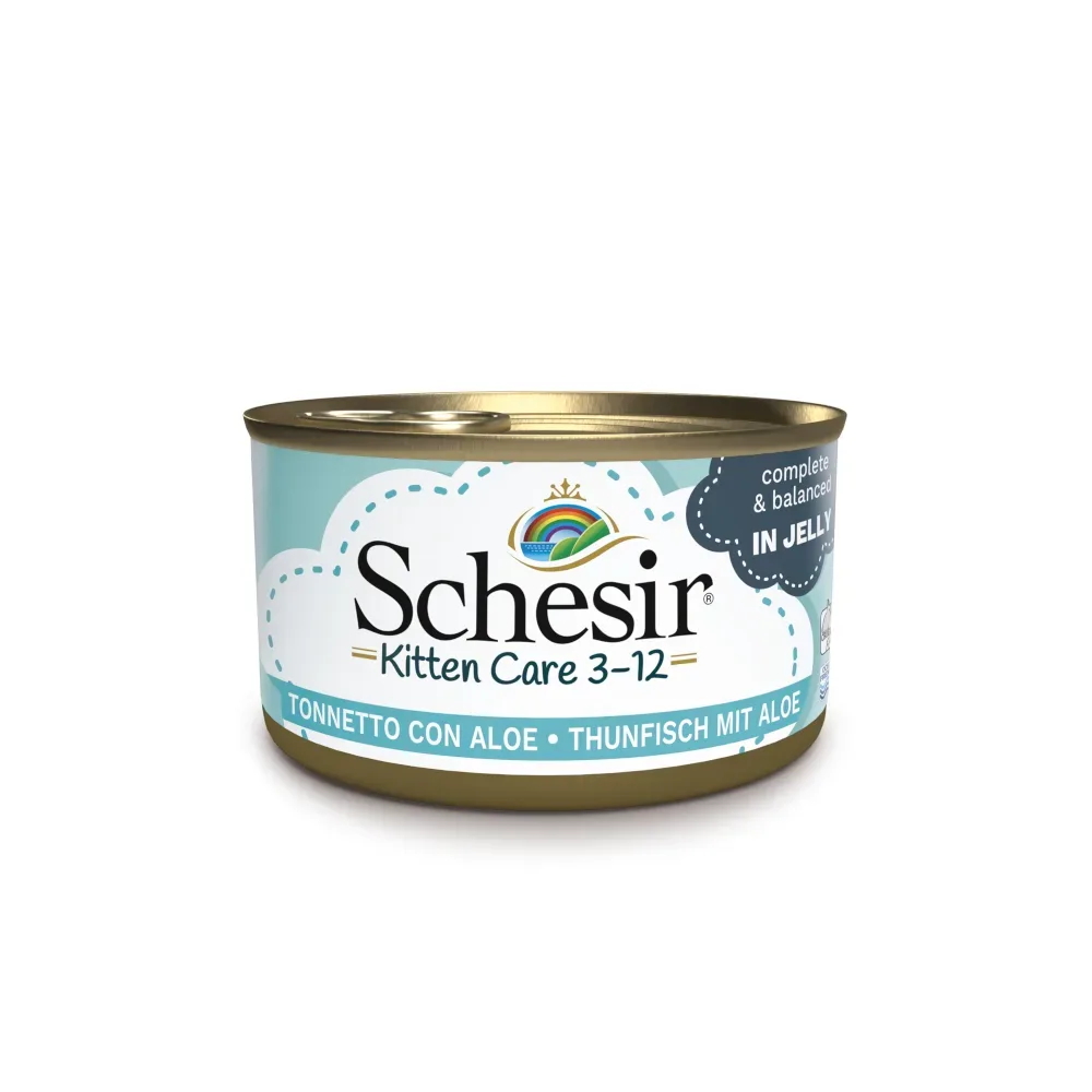 Schesir Kitten in Gelee - Thunfisch mit Aloe 6 x 85 g