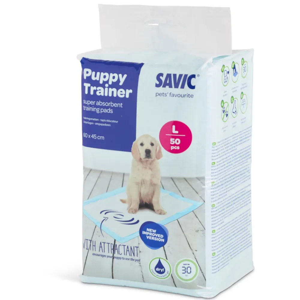 Savic Puppy Trainer Pads - Doppelpack Large: 2 x 50 Stück