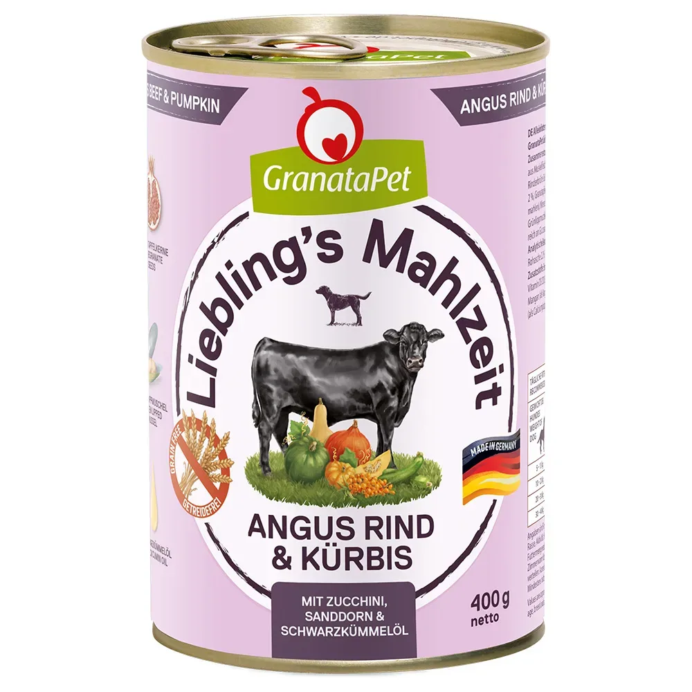 Sparpaket GranataPet Liebling's Mahlzeit 24 x 400 g - Junior Truthahn & Kaninchen