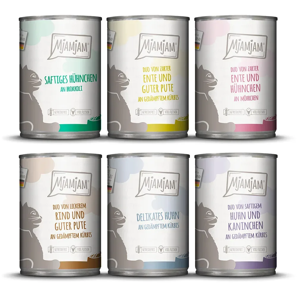 Probierpaket MjAMjAM 6 x 400 g - Mixpaket (6 Sorten)