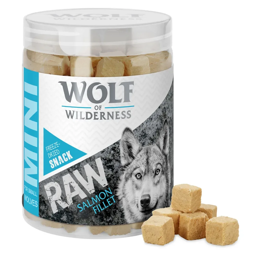 Wolf of Wilderness Mini RAW Snacks (gefriergetrocknet) - Lachsfilet (50 g)