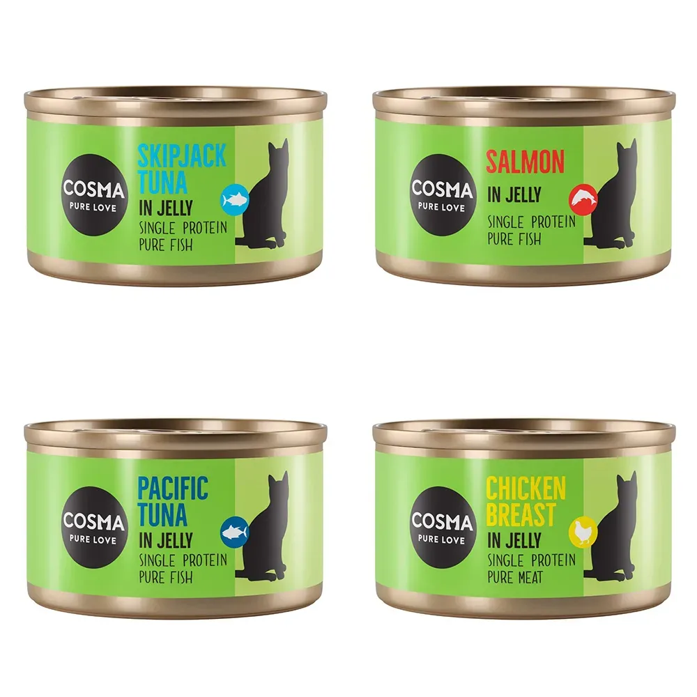 Probiermix Cosma Original in Jelly - 6 x 85 g (4 Sorten)