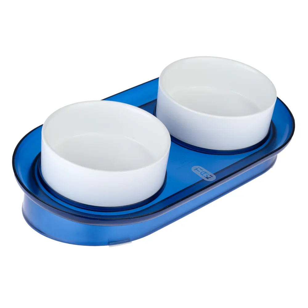 TIAKI Duo-Keramiknapf Deep Sea - 2 x 400 ml, Ø 13 cm