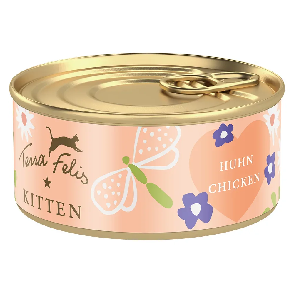 Terra Felis Kitten 18 x 70 g - Rind & Kaninchen