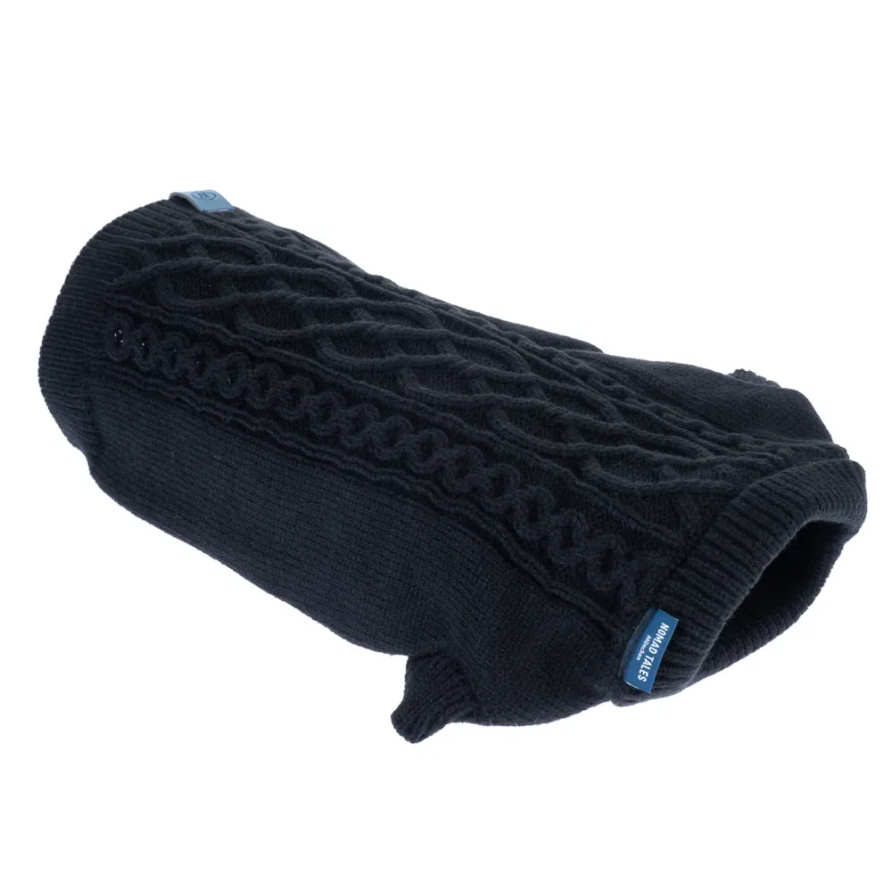 Nomad Tales Blush Hundepullover Ebony - ca. 45 cm Rückenlänge