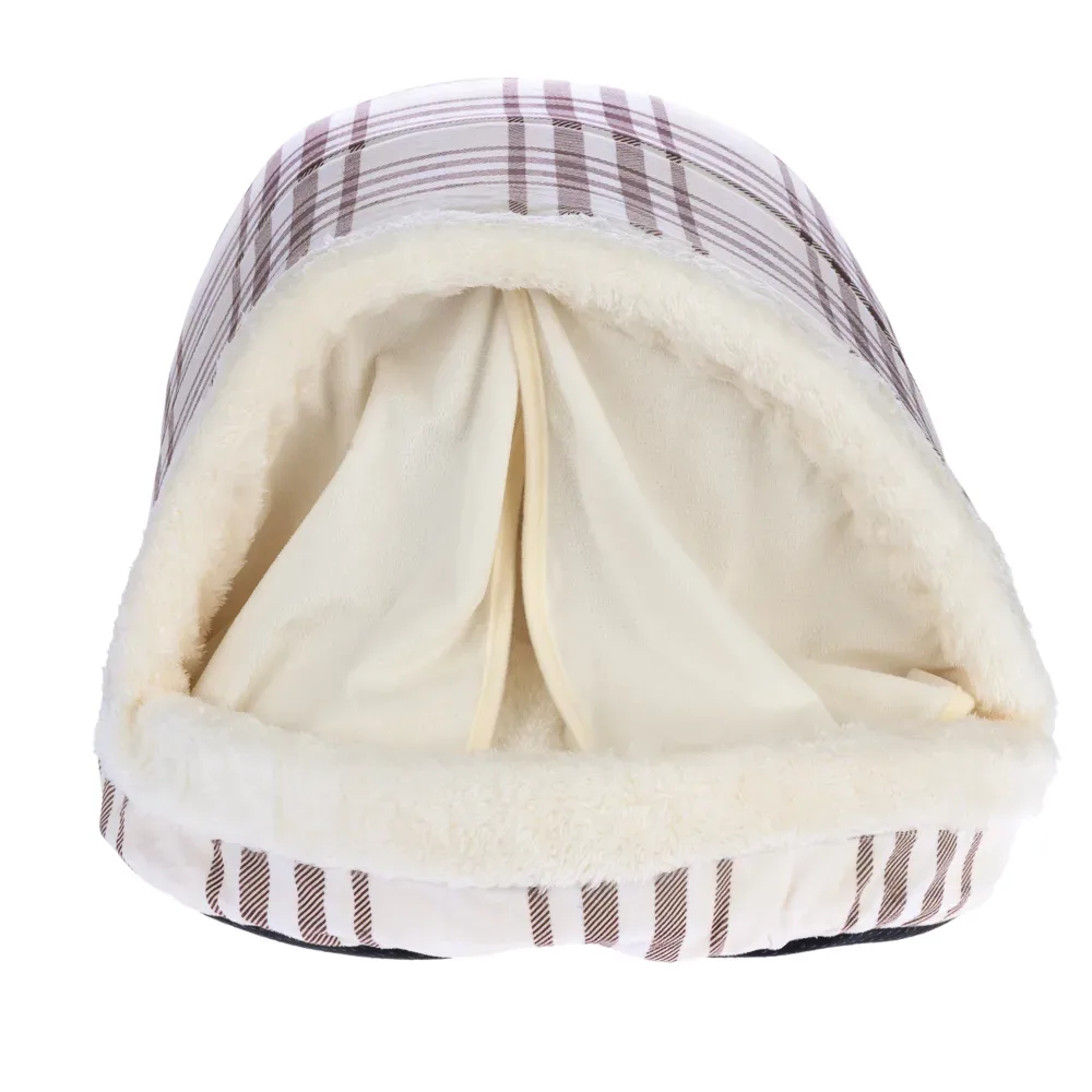 zooplus basics Karo Kuschelbett Höhle - Höhle: L 60 x B 40 x H 28 cm