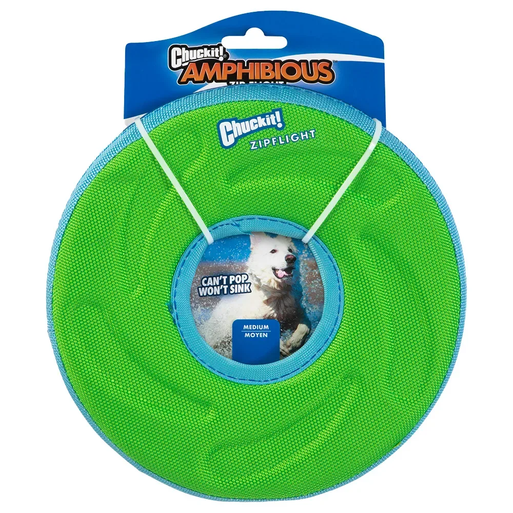 CHUCKIT! Zipflight Toy - Grösse M: Ø 21,6 cm
