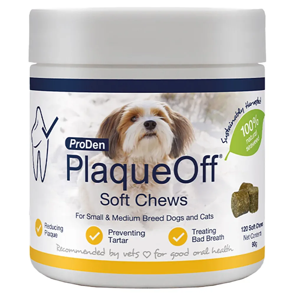 ProDen PlaqueOff Soft Chews Small & Medium - 120 Stück