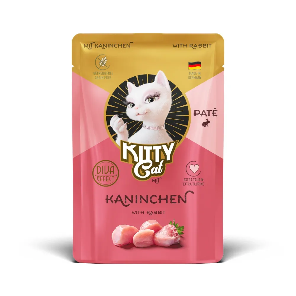 Sparpaket KITTY Cat Paté 24 x 85 g - Huhn