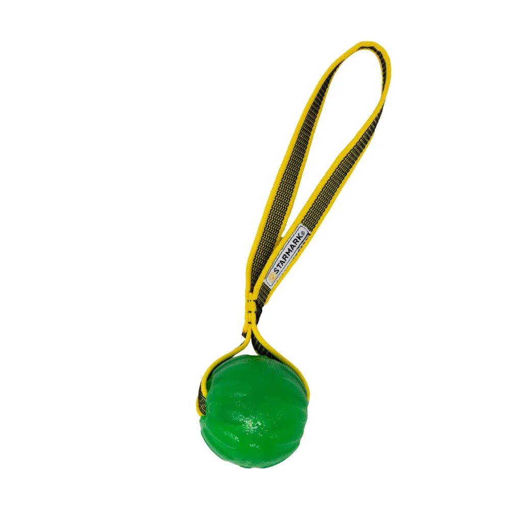 Starmark GripCord Chew Ball Loop - Grösse M: Ø 6,5 cm