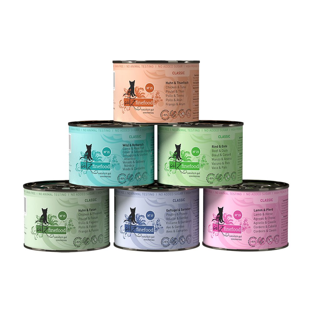 Catz finefood Nassfutter Katze Classic Adult 6x200 g Multipack 1
