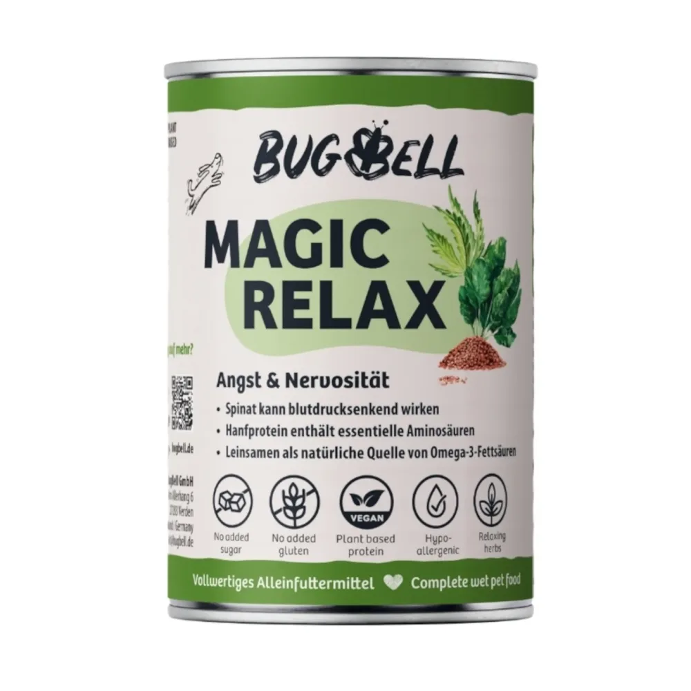 BugBell Vegane Menüs 12 x 400 g - Magic Relax