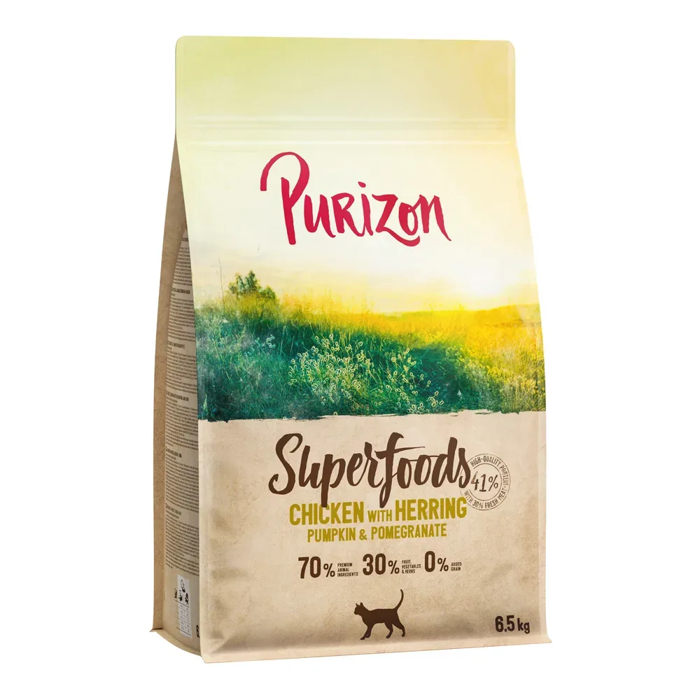 Purizon Superfoods Huhn - Sparpaket: 2 x 6,5 kg