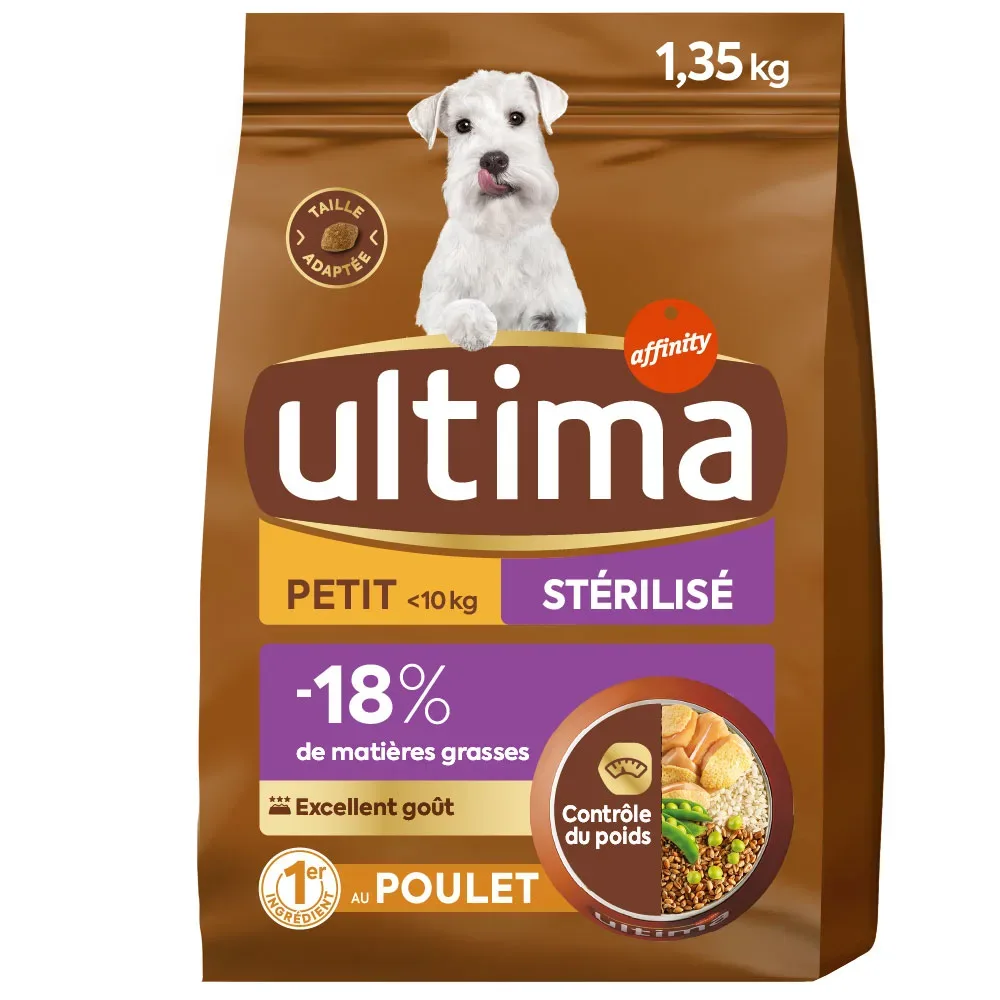 Ultima Mini Sterilized Huhn - Sparpaket: 2 x 1,35 kg