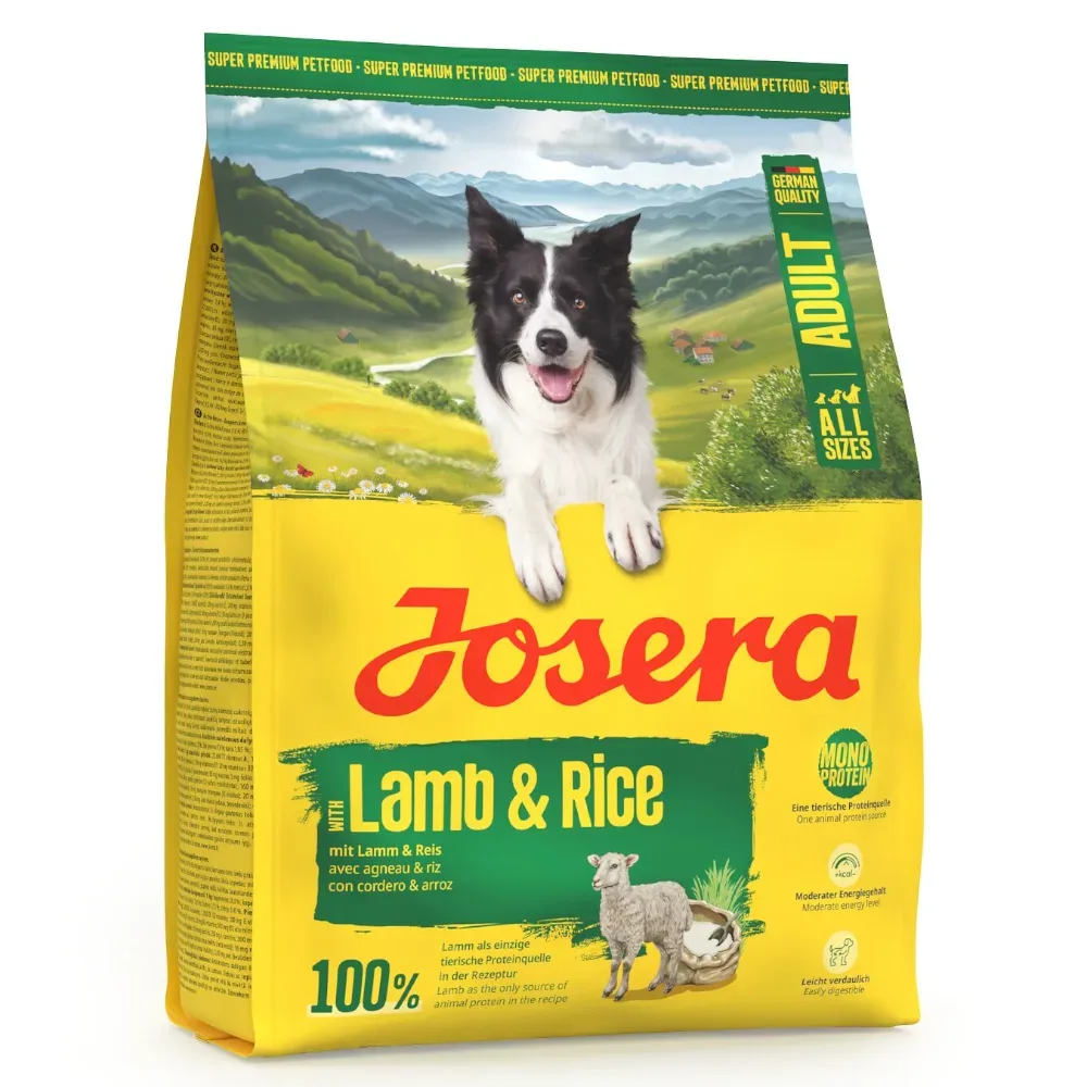 Josera Lamb & Rice Hundefutter mit Lamm für ausgewachsene Hunde