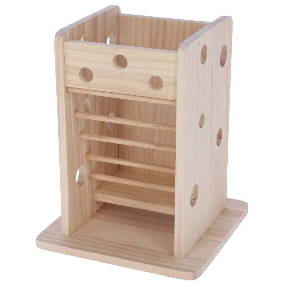 Kerbl Pet Heu- und Gemüseturm für Kleintiere - L 24 x B 24 x H 30 cm